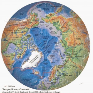 Северный Ледовитый океан, Полярный круг: Норвегия, США, Канада, Россия, Исландия