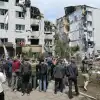 Цели удара возмездия, что увидели иностранные журналисты в Старобельске. Итоги (РИА Новости . Евгений Биятов / Иностранные журналисты посетили Старобельск в ЛНР) РИА Новости . Евгени…