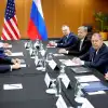 Зачем встречались Лавров и Рубио? (Фото : МИД РФ / Встреча главы МИД РФ Сергея Лаврова и госсекретаря США Марко Рубио) Фото : МИД РФ / Встр…