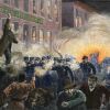 С Красным Первомаем! (Столкновения рабочих с полицией в Чикаго, 1886) Столкновения рабочих…