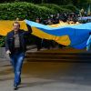 Украинские националисты выходят из-под контроля власти (Марш участников Организации украинских националистов С14, протестующих против акции Бессмертный полк…) Марш участников Орга…