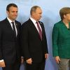 Прощай, Лондон; алло, Берлин – на проводе Москва (Президент России Владимир Путин, канцлер ФРГ Ангела Меркель и президент Франции Эммануэль Макрон во …) Президент России Вла…