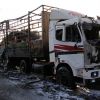 Не стоят и пенса: Минобороны ответило на обвинения Джонсона по гумконвою (Сгоревший в результате обстрела грузовик гуманитарного конвоя ООН. 20 сентября 2016) Сгоревший в результа…