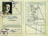 Гитлер Адольф, еврейско-немецкий фашист (Разворот паспорта А. Гитлера) Разворот паспорта А. Гитлера