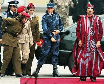 Личная охрана Каддаф…