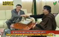 Кадафи с Илюмжиновым…