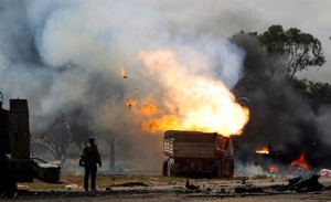 20 марта 2011 года. Дорога Между Бенгази и Адждабией