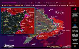 Карта военных действий и ситуация на фронтах вечером 28 июня