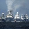 Оружие ВМФ России: 'Шквал', обгоняющий время (Корабли Военно-морских сил России во время парада честь Дня Военно-Морского Флота России в Кронштадт…) Корабли Военно-морск…