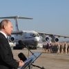Россия вновь стала великой державой (Владимир Путин во время посещения авиабазы Хмеймим в Сирии. 11 декабря 2017 | © РИА Новости,) Владимир Путин во вр…