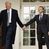 Французский курьер: зачем Макрон к Трампу приезжал (Президент Франции Эммануэль Макрон и президент США Дональд Трамп во время встречи в Белом доме, США.…) Президент Франции Эм…