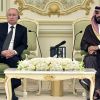 Сказ о том, как 'Путин и Мухаммед кричали друг на друга' (Президент РФ Владимир Путин и наследный принц Саудовской Аравии, министр обороны королевства Саудовс…) Президент РФ Владими…