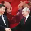Неравносторонний треугольник: почему Путин позвонил Си через пару часов после инаугурации Трампа (© Украина.ру / Коллаж: Си Цзиньпин и Путин) © Украина.ру / Колла…